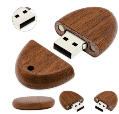 Wooden Egg Shape USB - 1