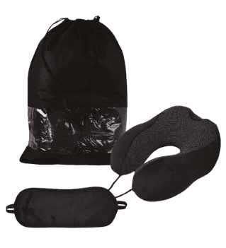 Buddy Combo Travel Neck Pillow with Eye Mask  - 1