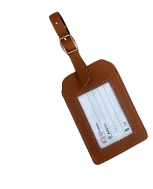 Classic Leather Luggage Tag - 1