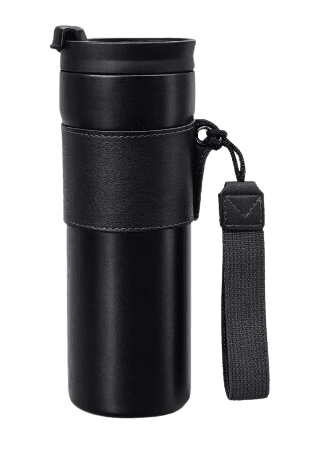 Leon Black - Double Wall Vacuum Insulated Mug - 550ml - 1