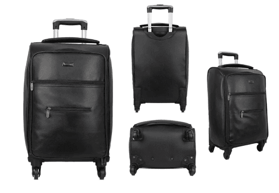 Premium Black 4-Wheel Trolley Bag - 35 Litres - 1