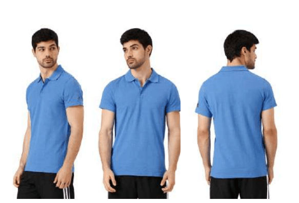 Poly Cotton Polo Neck T-Shirt - 01 - 1