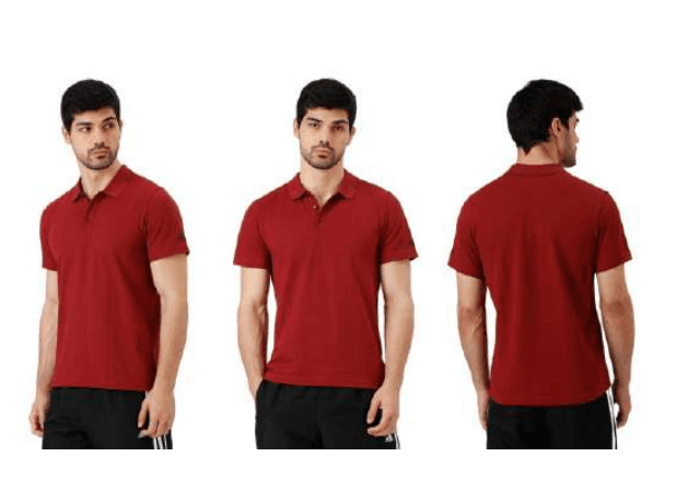 Poly Cotton Polo Neck T-Shirt - 06 - 1